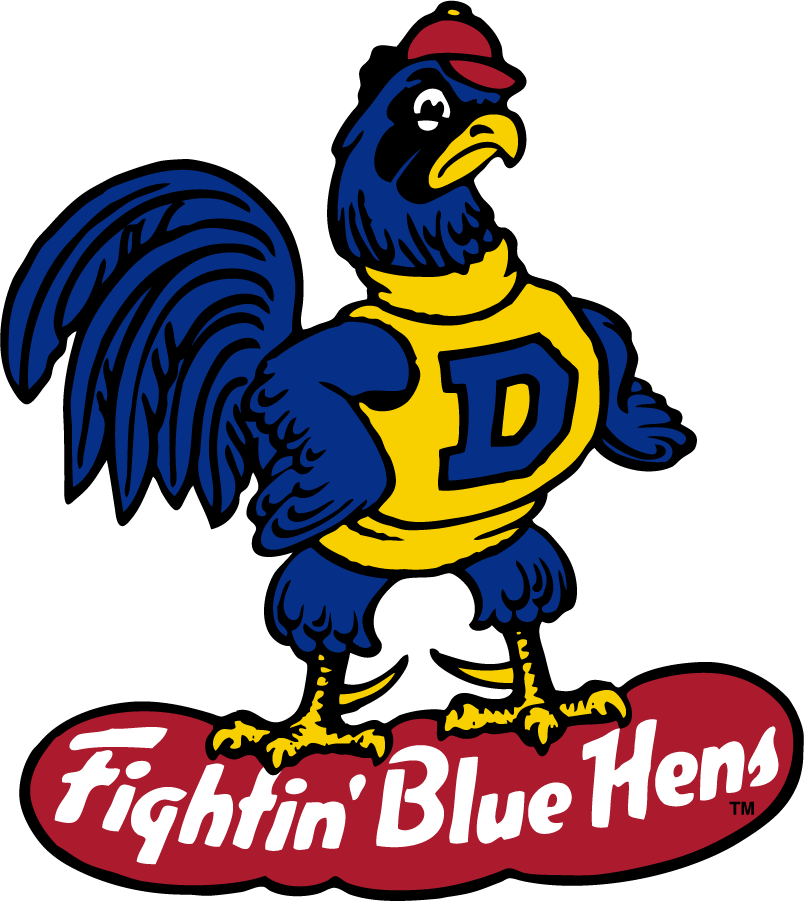 Delaware Blue Hens 1967-1987 Primary Logo iron on transfers for clothing